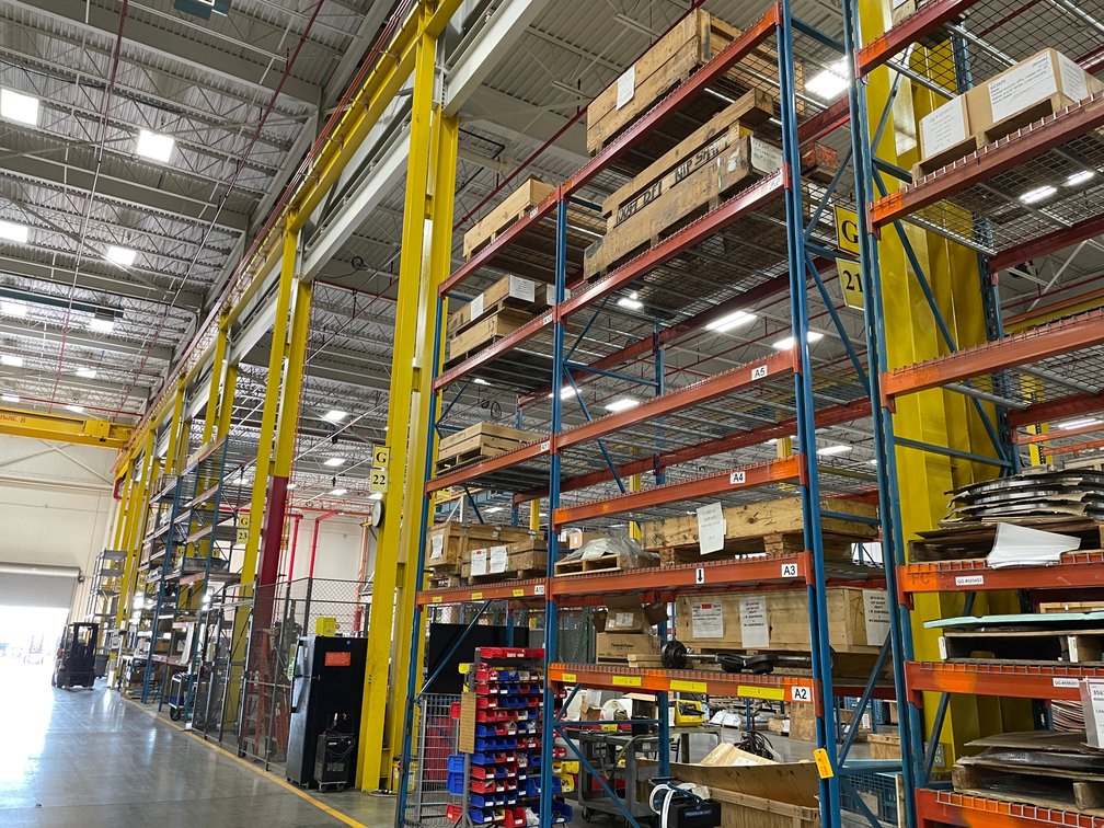 (2) Sections of Pallet Racking