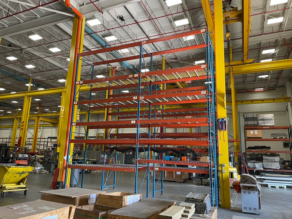 (2) Sections of Pallet Racking