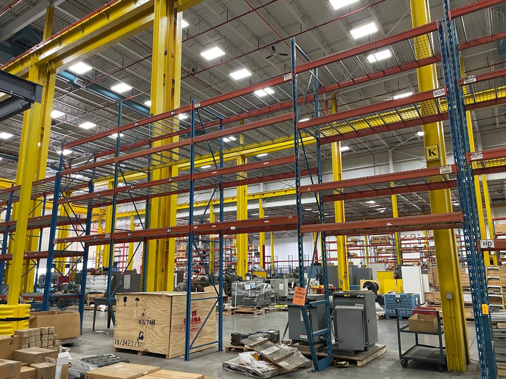 (4) Sections of Pallet Racking