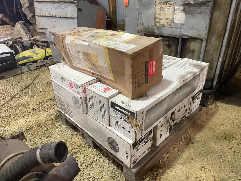 Pallet of New 6" Chimney Pipe