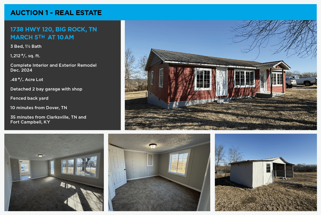 Image for 1738 Hwy 120, Big Rock, TN AUCTION