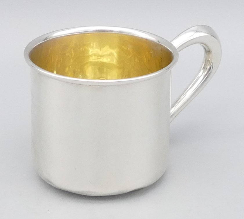 Web Sterling Silver Baby Cup