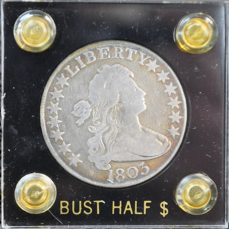 1803 Draped Bust Half Dollar, Low Mintage