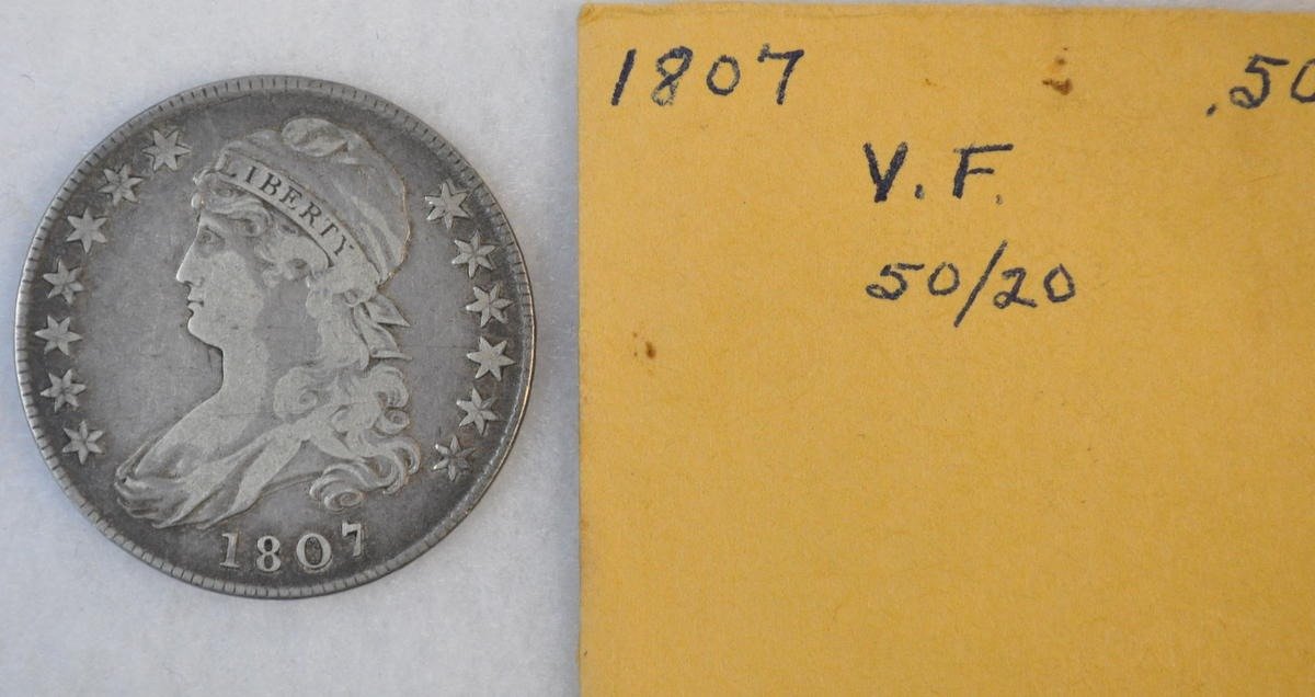 1807 Capped Bust Half Dollar, Low Mintage