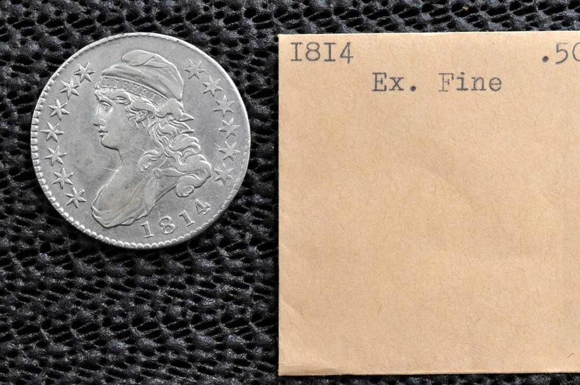 1814 Capped Bust Half Dollar, Low Mintage