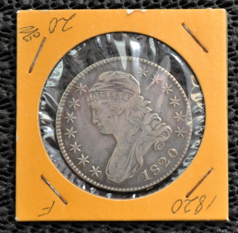 1820 Capped Bust Half Dollar, Very Low Mintage