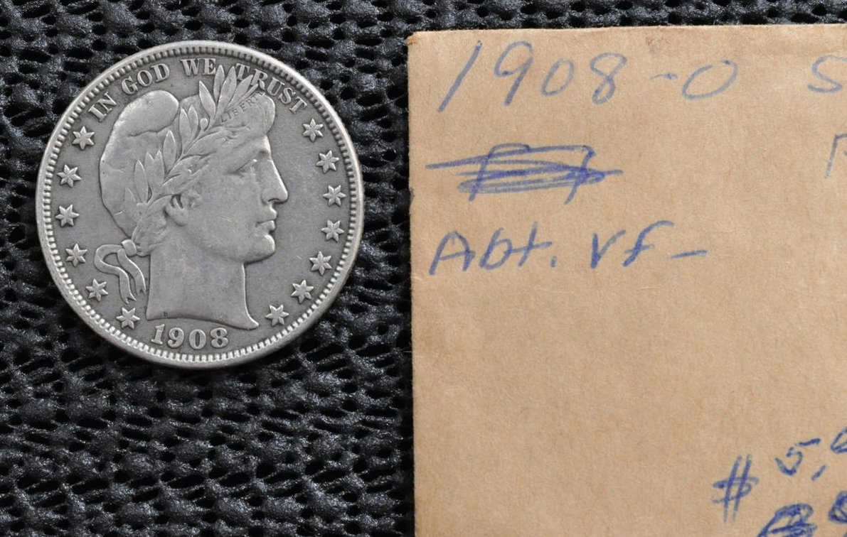 1908 Barber Half Dollar
