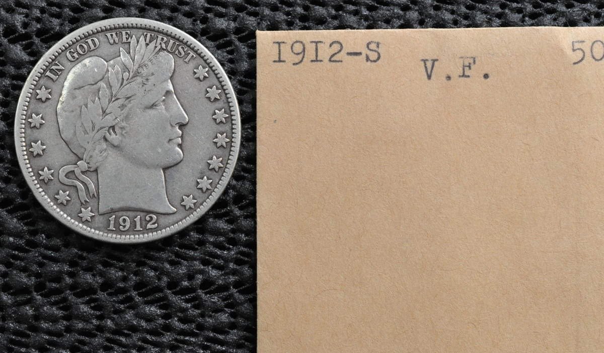 1912 Barber Half Dollar