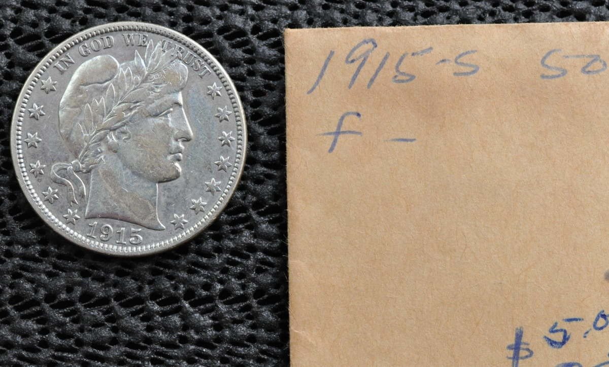 1915-S Barber Half Dollar