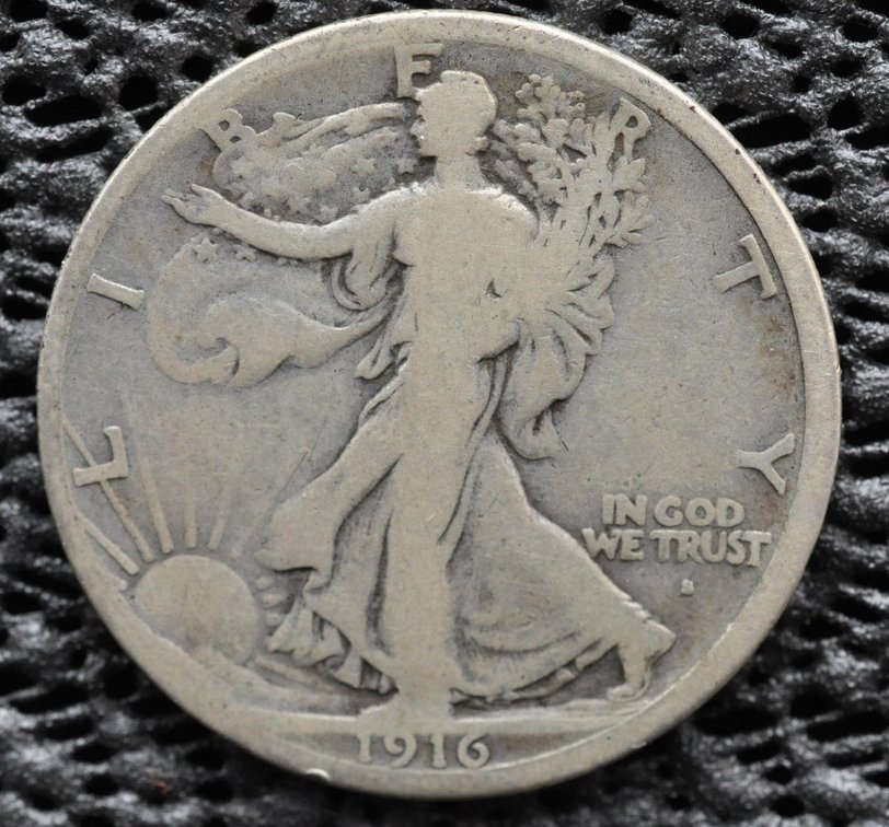 1916-S Walking Liberty Half-Dollar, Low Mintage