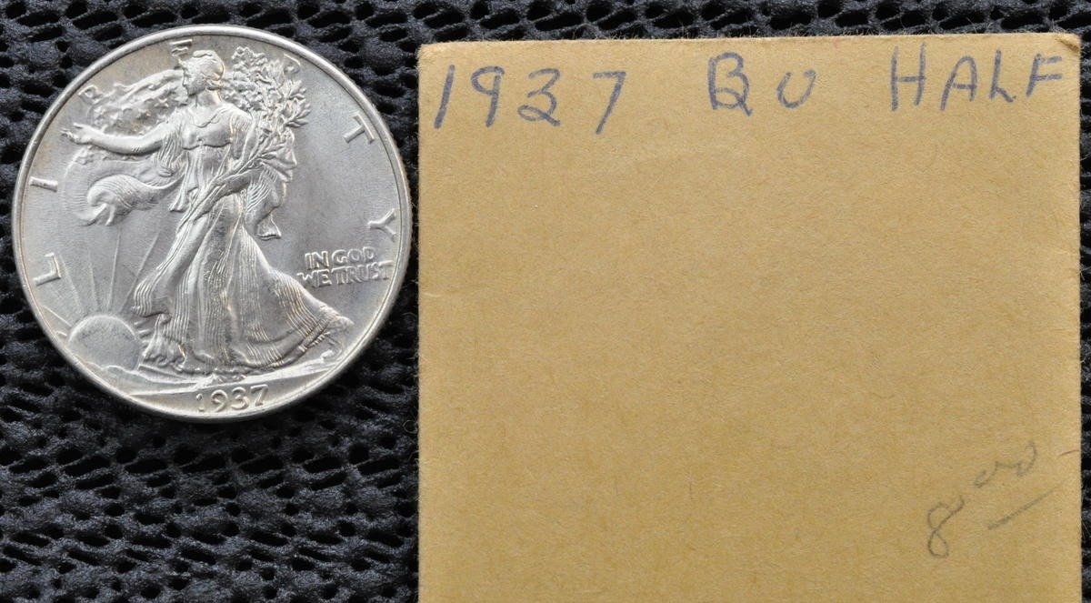 1937 Walking Liberty Half Dollar
