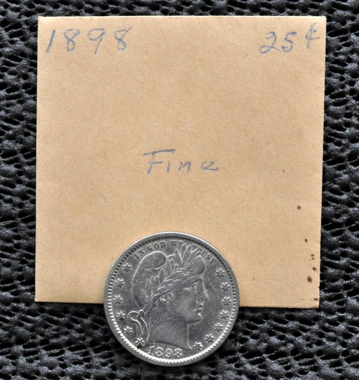 1898  Barber Quarter