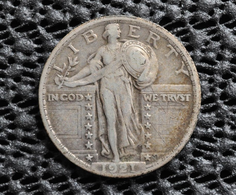 (1) 1921 Standing Liberty Quarter, Low Mintage