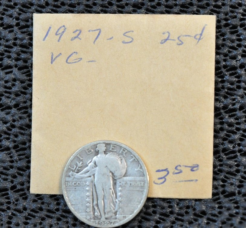 1927-S Standing Liberty Quarter, Very Low Mintage