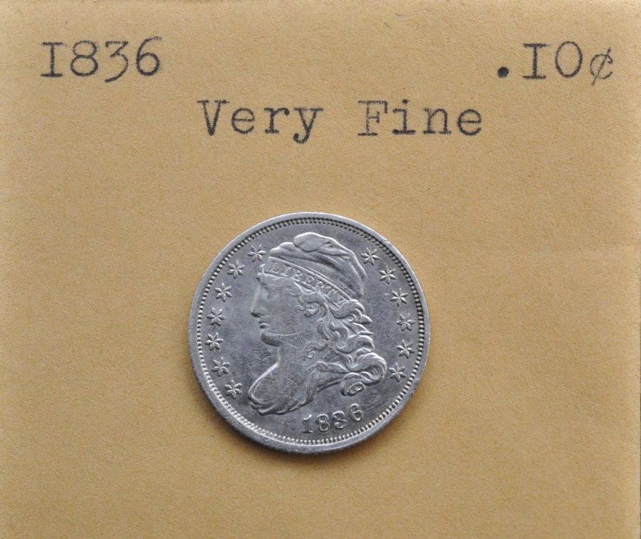 1836 Capped Bust Dime, Var. 2