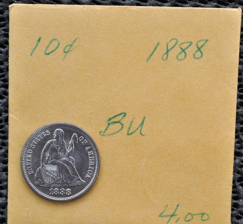 1888 Liberty Seated Dime