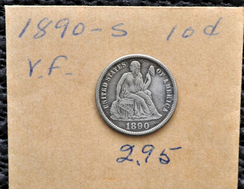 1890-S Liberty Seated Dime