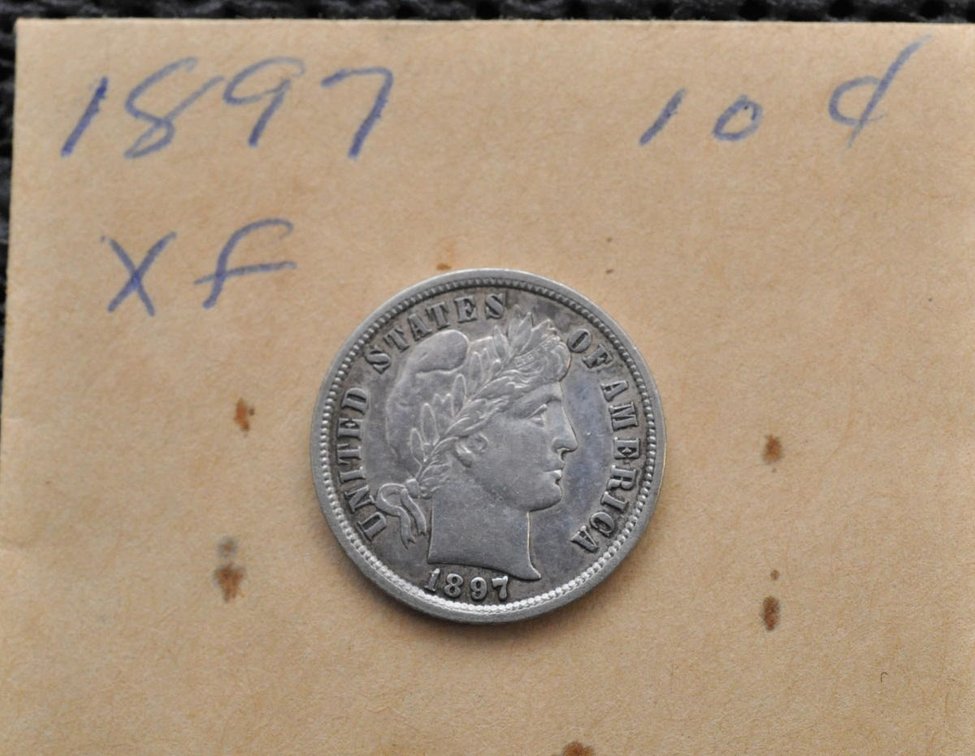 1897 Barber Dime
