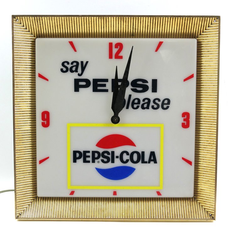 Say Pepsi Please Clock