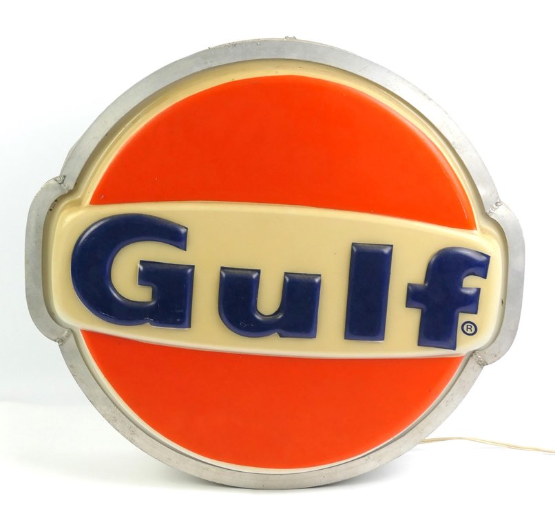 Gulf Lit Logo Sign