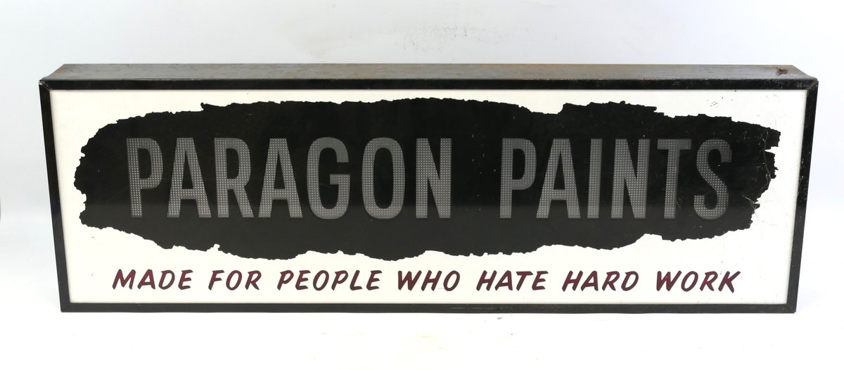 Paragon Paint Lit Sign