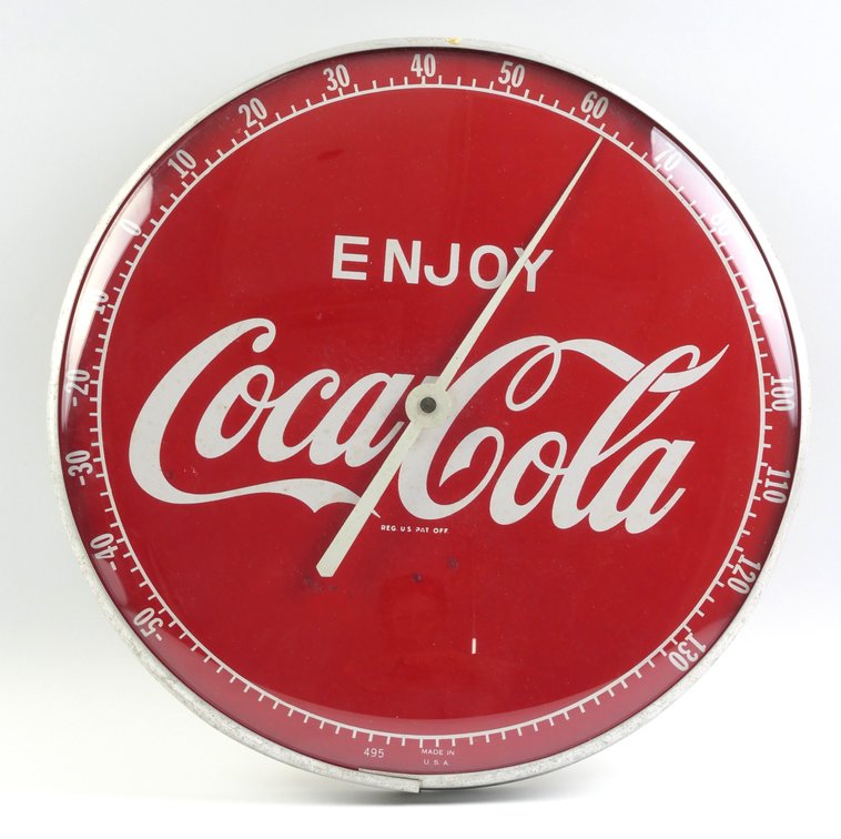 Enjoy Coca-Cola Round Thermometer