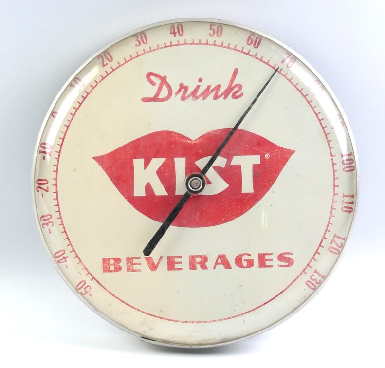 Drink Kist Beverages Round Thermometer
