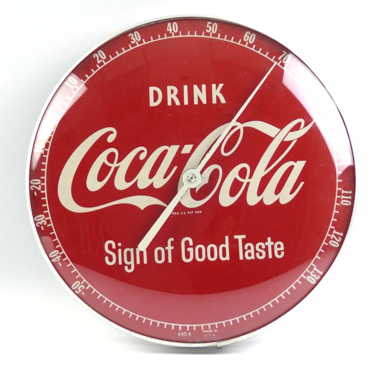 Drink Coca-Cola Good Taste Round Thermometer
