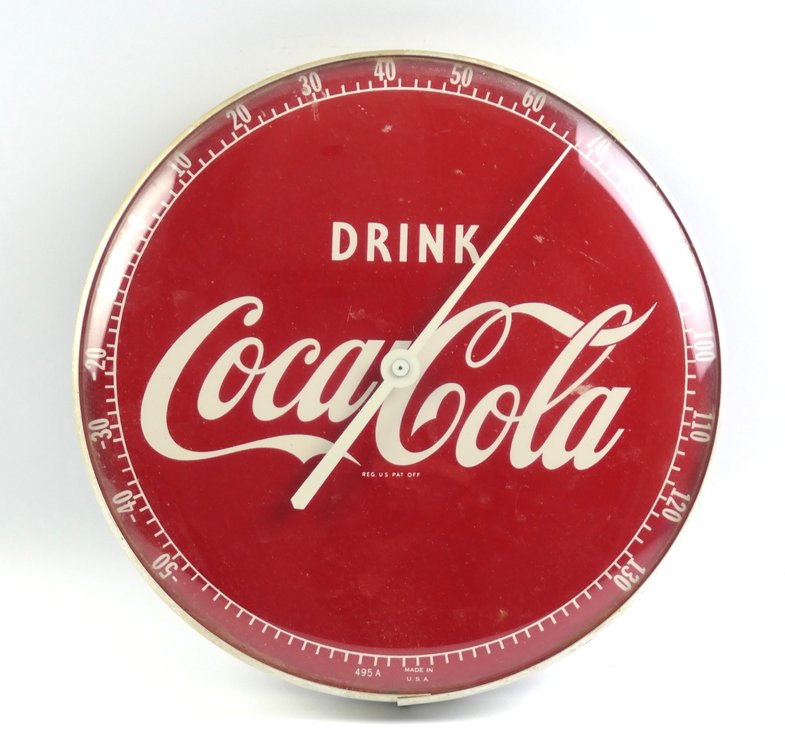 Drink Coca-Cola Round Thermometer