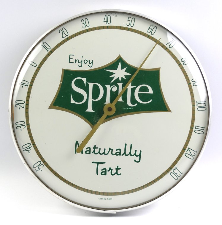 Enjoy Sprite Round Thermometer