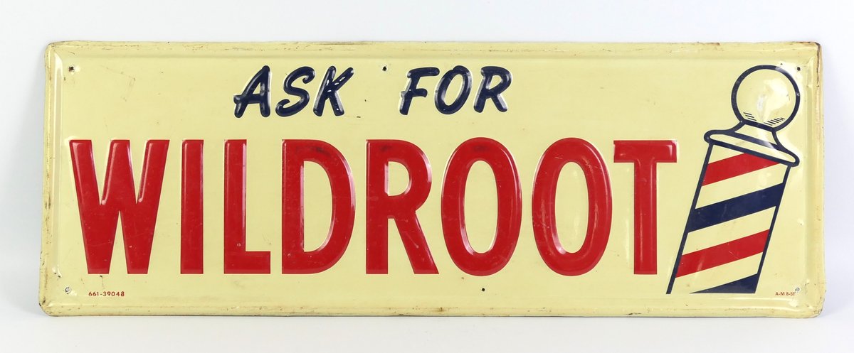 Wildroot Barber Sign