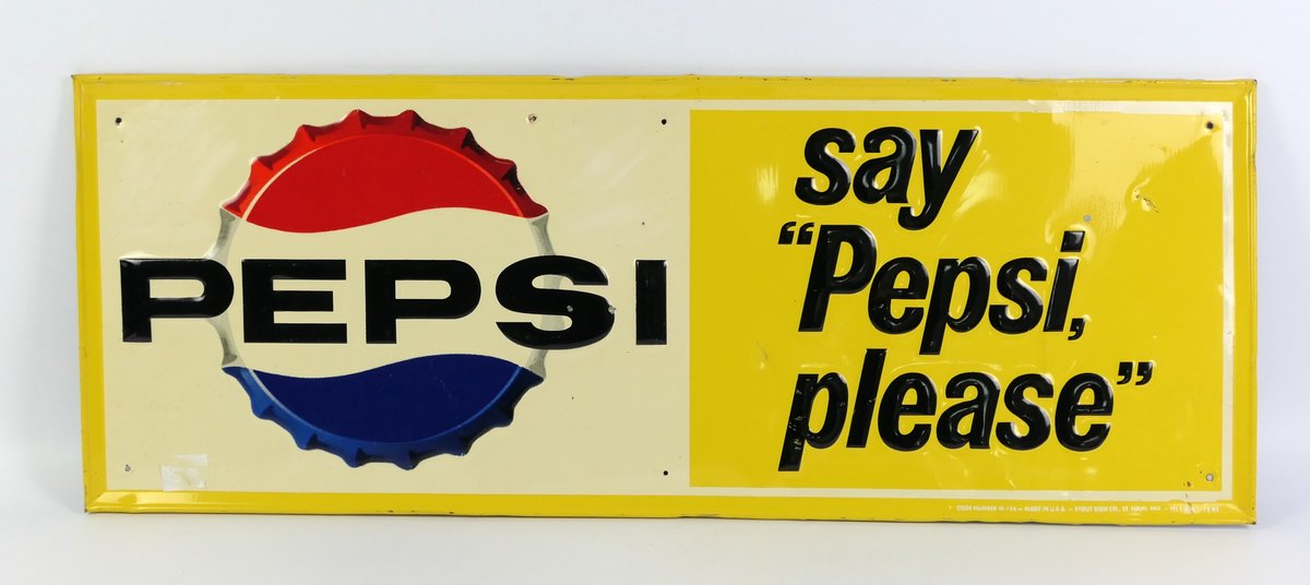 Say Pepsi Please Sign