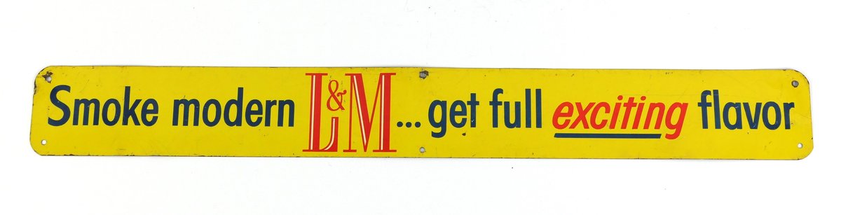 L&M Cigarette Sign