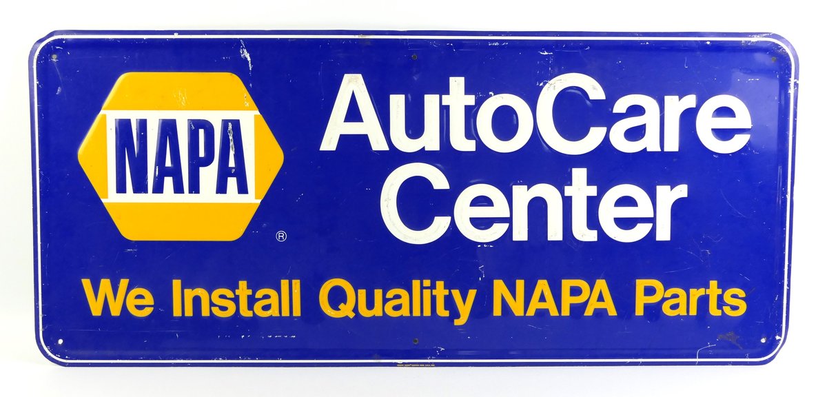 NAPA Auto Center Sign