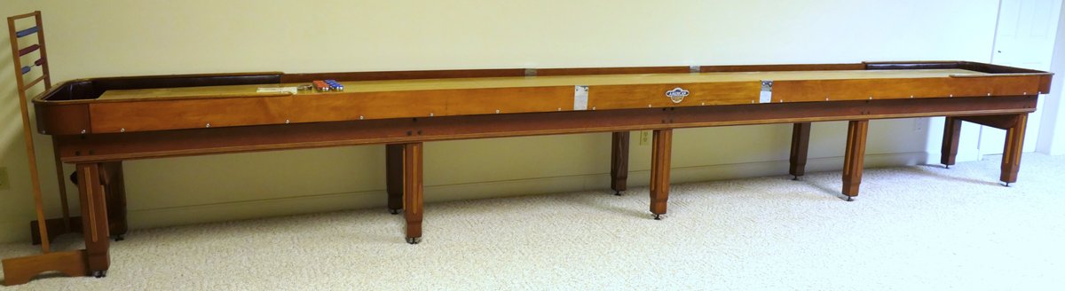 Art Deco Style Shuffleboard Table