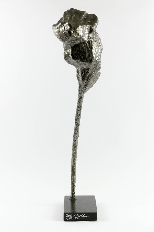 "Going Down Hill" Stainless Steel Sculpture by Bryan K. Holden