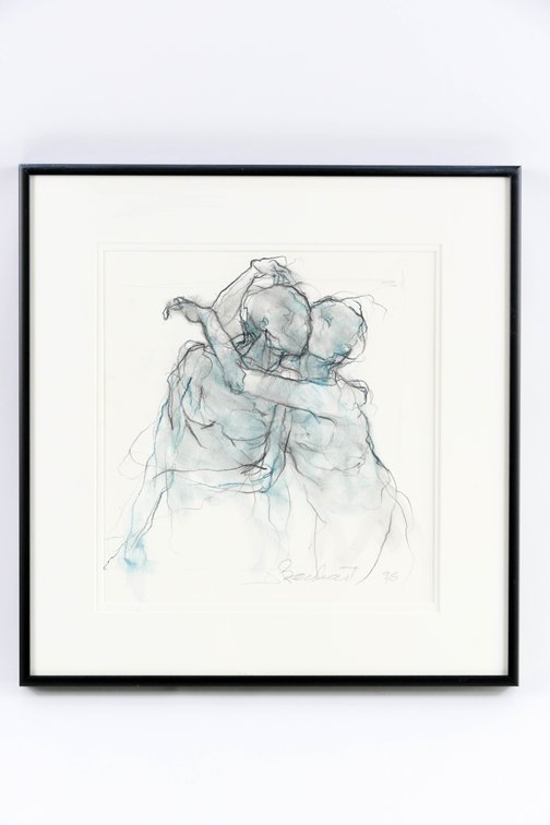 Figural Pastel and Charcoal Study by Jeaneen Barnhart