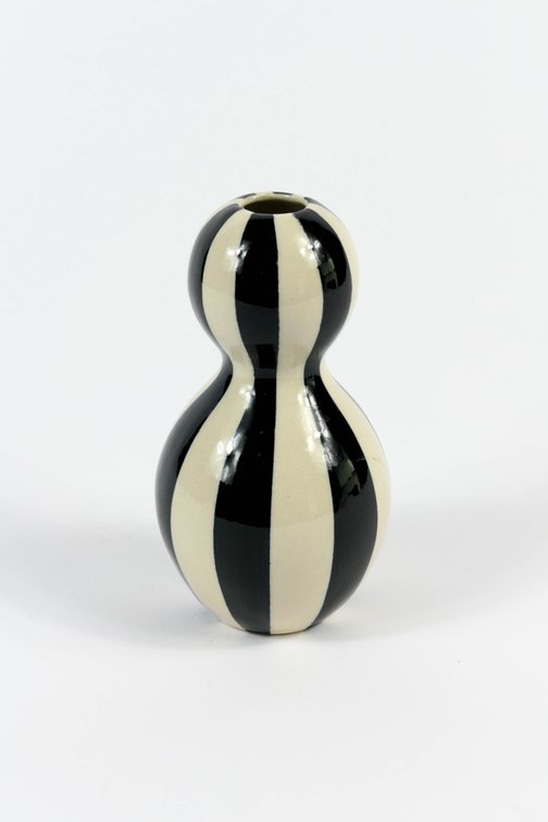 Jonathan Adler Black and White Ceramic Vase
