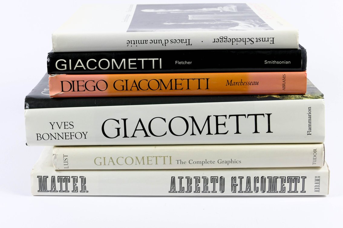 Set of Six Giacometti Books