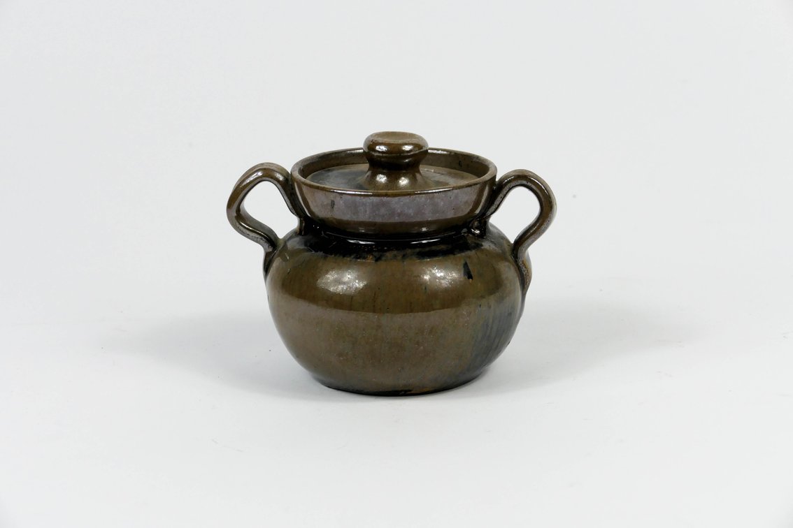 A.R. Cole Pottery Lidded Sugar Jar