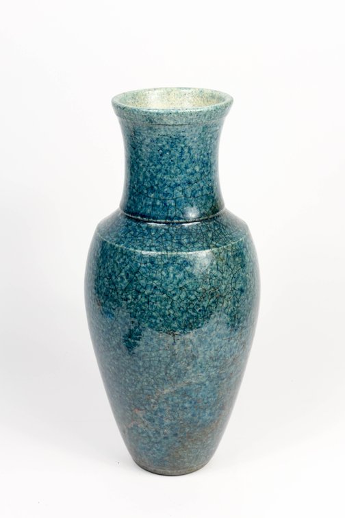 Raku Flower Pottery Vase