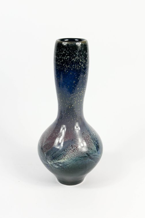 Hand Made Ceramic Flower Vase by John Martin in Berea, KY.