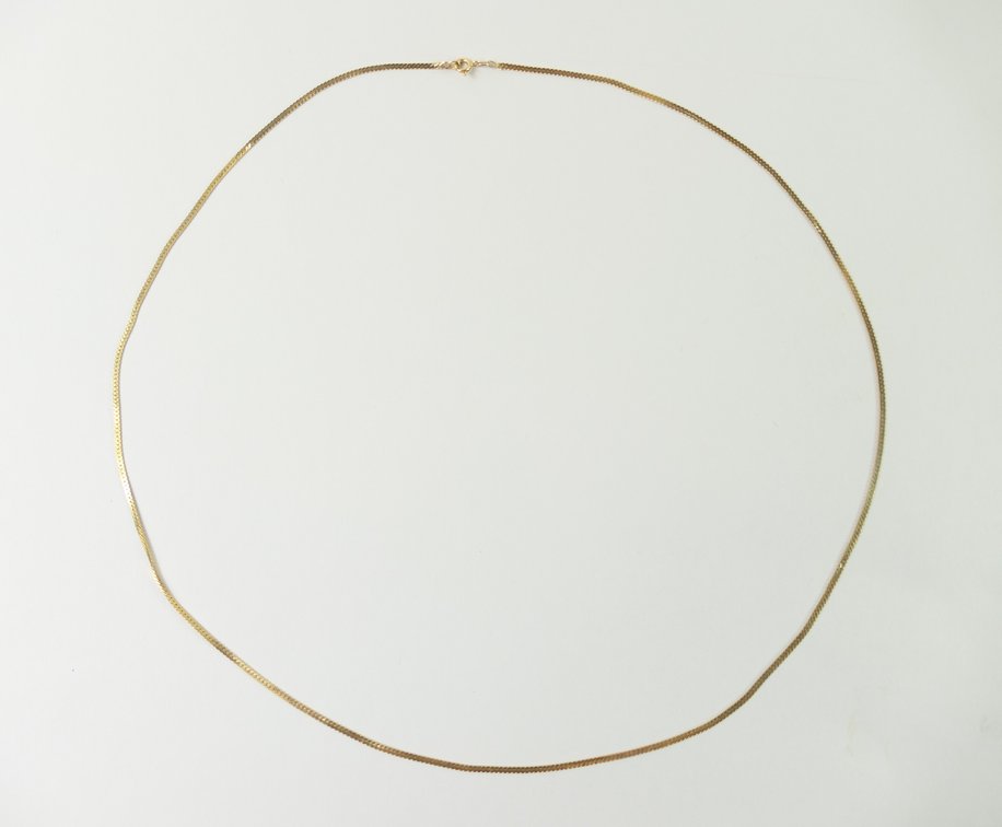 14k Yellow Gold Curb Chain