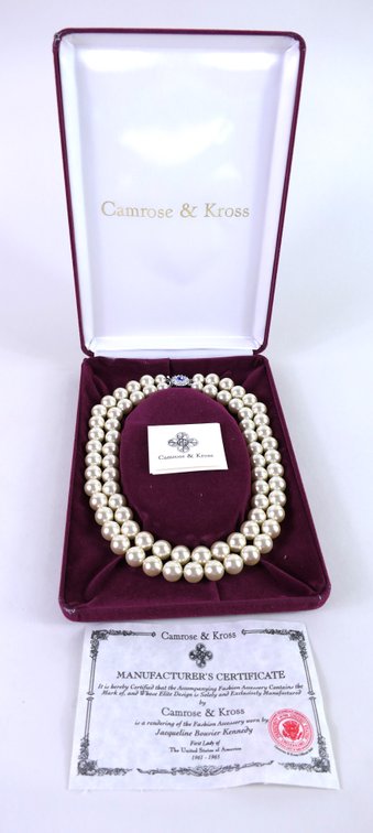 Camrose and Kross Jacqueline Kennedy Pearl Strand