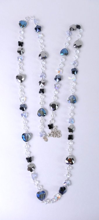 Joan Rivers "Hearts Aflutter" Beaded Necklace