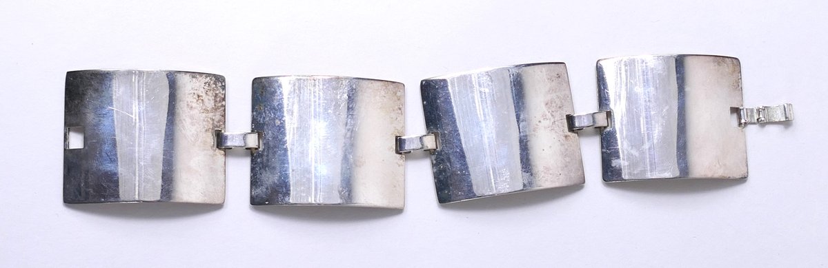 Modern Sterling Square Bracelet