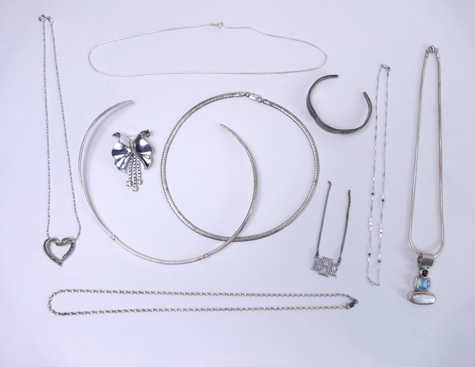 Assorted Sterling Silver Jewelry