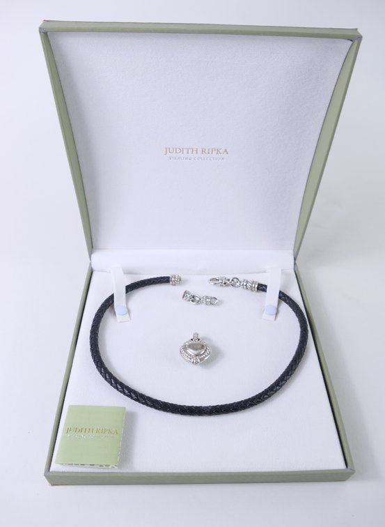 Sterling Silver Heart Necklace by Judith Ripka