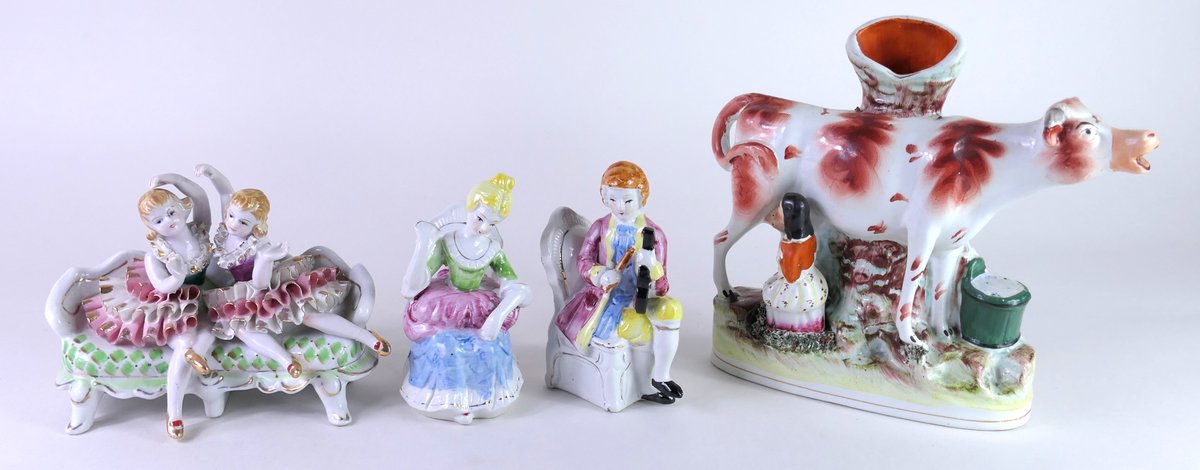 Four Porcelain Figurines