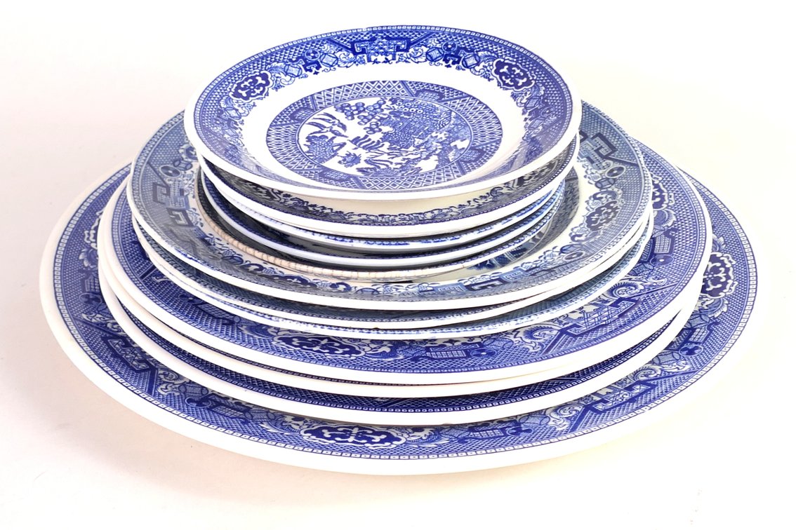 Churchill Blue Willow China Pieces